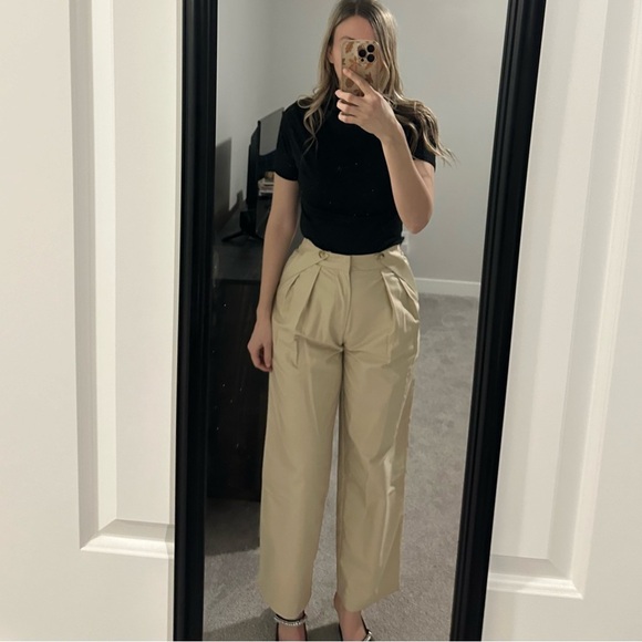 Commense Tan Wide Leg Pants - Picture 3 of 3
